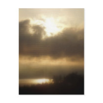 Sunrise over the Columbia River #1 postcards
