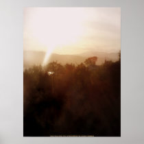 Sunrise Over the Columbia River #20 v2 Poster
