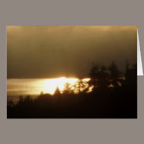 Sunrise Over the Columbia River #4 cards