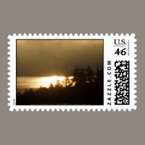 Sunrise Over the Columbia River #4 stamps