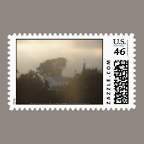 Sunrise Over the Columbia River #5 postage