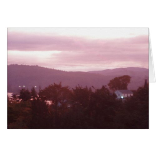 Sunrise Over the Columbia River #9 card