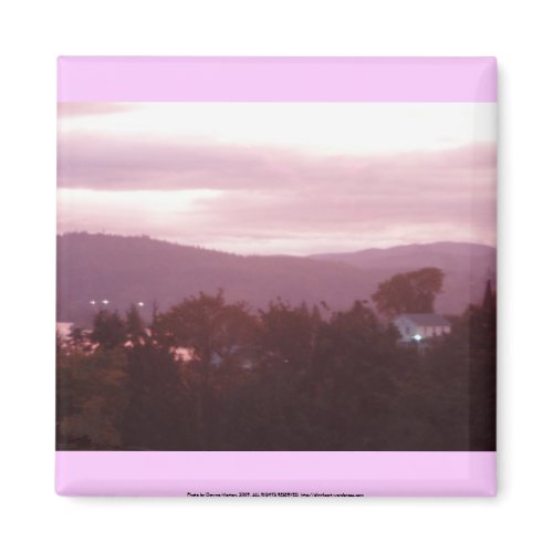 Sunrise Over the Columbia River #9 magnet