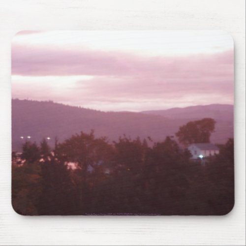 Sunrise Over the Columbia River #9 mousepad