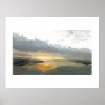 Sunrise Over the Columbia River Posters