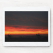Sunrise over the English countryside Mousemats