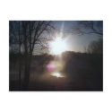 Sunrise Over The Lake postcards