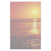 Sunrise over the sea, Filey, North Yorkshire, Engl Stationery Paper