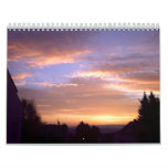 Sunrise over the Siebengebirge (calendar side)