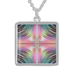 Sunrise over the Waterfalls Fractal Necklaces