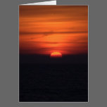 Sunrise over Water Greeting Card cards