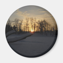 Sunrise Phone Home Magnets
