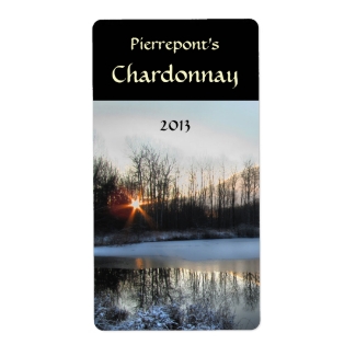 Sunrise Pond Wine Label