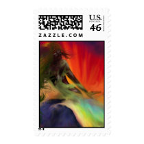 Sunrise postage stamp by Flynn_the_Cat Sunrise postage stamp