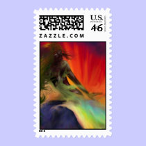 Sunrise postage stamp