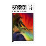 Sunrise postage stamp