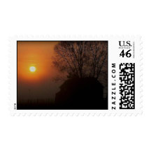 Sunrise Postage Stamp