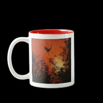 "Sunrise Scene" Two Tone Mug mugs