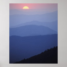 Sunrise, Southern Appalachian Mountains, Great Posters