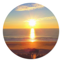 Sunrise Round Sticker