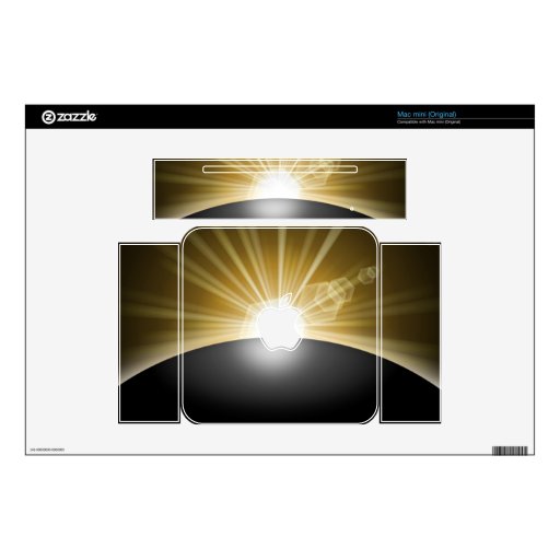 Sunrise Sunset Planet Mac Mini Skin
