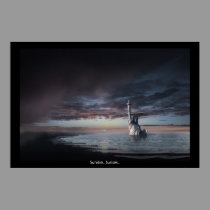 Sunrise.. Sunset.. surreal art surrealism poster posters