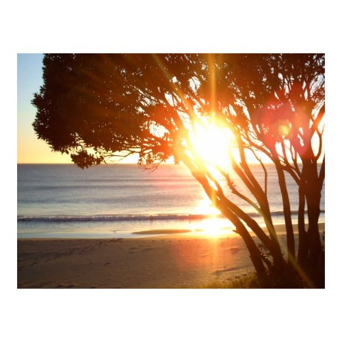 Sunrise Tairua Beach July 2010 print