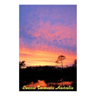 Sunrise Tasmania Australia Poster