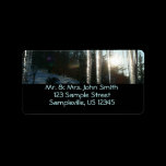 Sunrise Through Icicles Address Label
