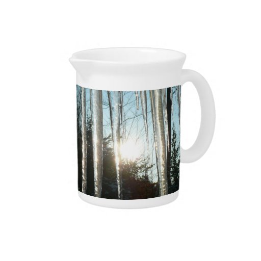 Sunrise Through Icicles Pitcher