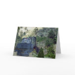 Sunrise Train Greeting Cards