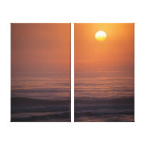 Sunrise - Two Panel Wrapped Canvas