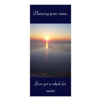 Sunrise vacation rack card rack cards