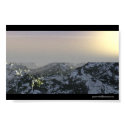 Sunrise - White panorama posters