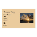 Sunrise With Clouds St. Martin Business Card Templates