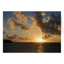 Sunrise With Clouds St. Martin cards