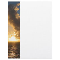 Sunrise With Clouds St. Martin letterhead