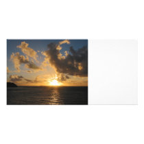 Sunrise With Clouds St. Martin photo cards