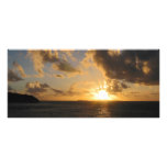 Sunrise With Clouds St. Martin Rack Card Design