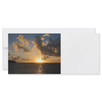 Sunrise With Clouds St. Martin rack cards