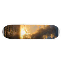 Sunrise With Clouds St. Martin Skateboard Decks