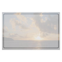 Sunrise With Clouds St. Martin stationery
