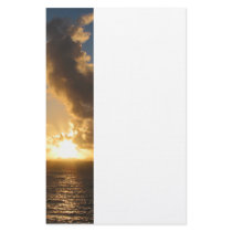 Sunrise With Clouds St. Martin stationery