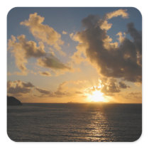 Sunrise With Clouds St. Martin stickers