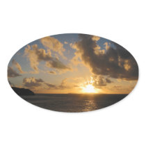 Sunrise With Clouds St. Martin stickers