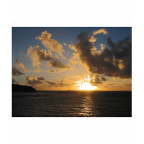 Sunrise With Clouds St. Martin t-shirts
