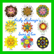 Sun's of Fun (blue) posters by noobeegin Sun's of Fun (blue) posters