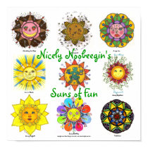 Sun's of Fun (green) posters