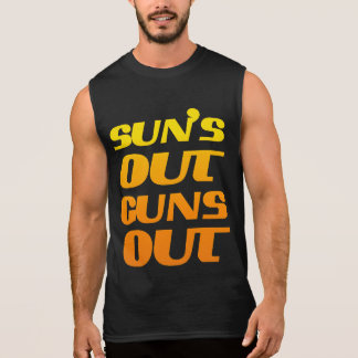 suns out guns out sleeveless shirt