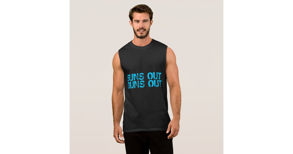 suns out guns out sleeveless shirt